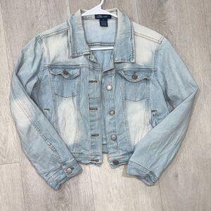 Stylish Light Blue Denim Jacket